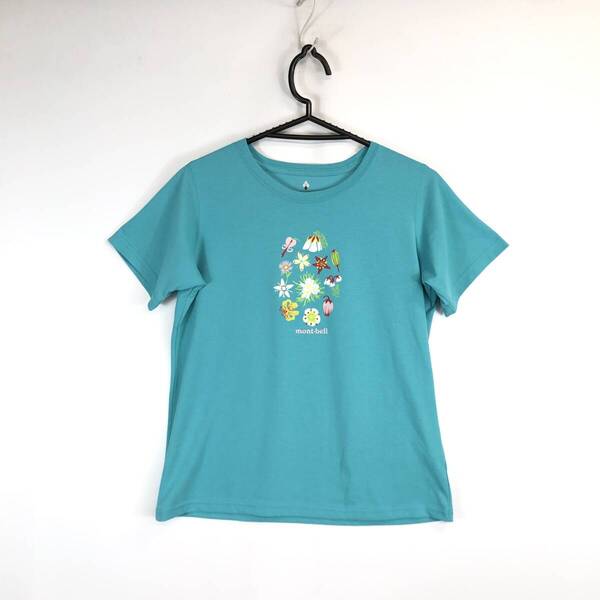 モンベル mont-bell 1114176 WIC.T Women's 花畑 Mサイズ 半袖Tシャツ