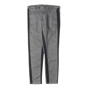 DOLCE&GABBANA ドルチェ&ガッバーナ パンツ グレー サイズ:46 | サイドライン ストレッチ ハニカム スラックス パンツ (GY90AT FMCAV)