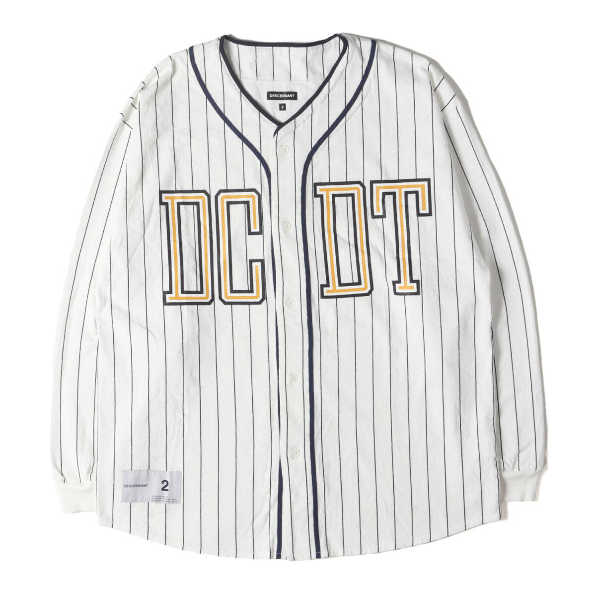 新品未使用 WTAPS LEAGUE ベースボールシャツ DESCENDANT WTAPS ダブルタップス 22AW 222TQDT-SHM05 League 02 / LS