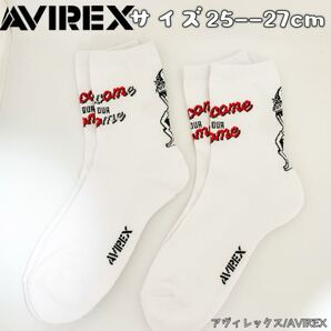 ピンナップガール チアリーダー メンズ靴下 AVIREX アヴィレックス 2足