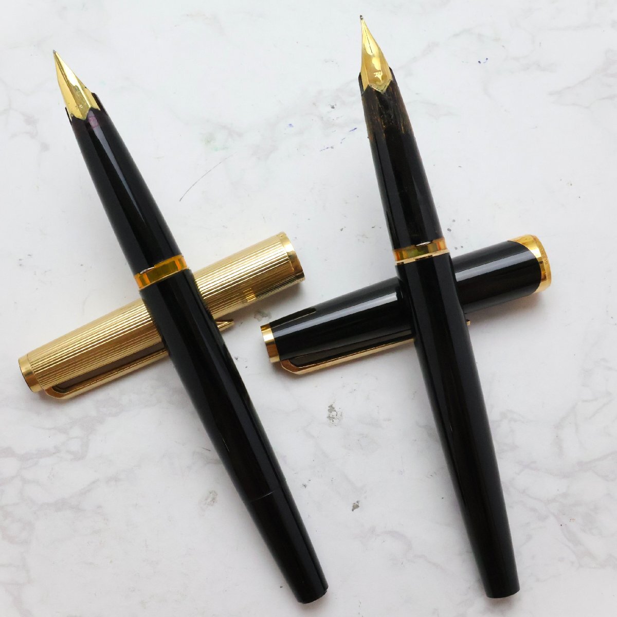 MONTBLANC モンブラン万年筆 No.124 F 70s モンブラン124 MONTBLANC 124 （極細字） 18K 02055