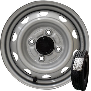 2025年製 ヨコハマ ice GUARD iG91 for VAN 145/80R12 80/78N + 単穴スチールホイール(PK355S) 4本セット