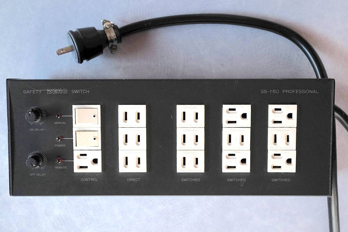 ZERO SWITCH SS-150 Professional　電源タップ 動作良品 CSE 電源タップ SAFETY ZERO SWITCH SS-150
