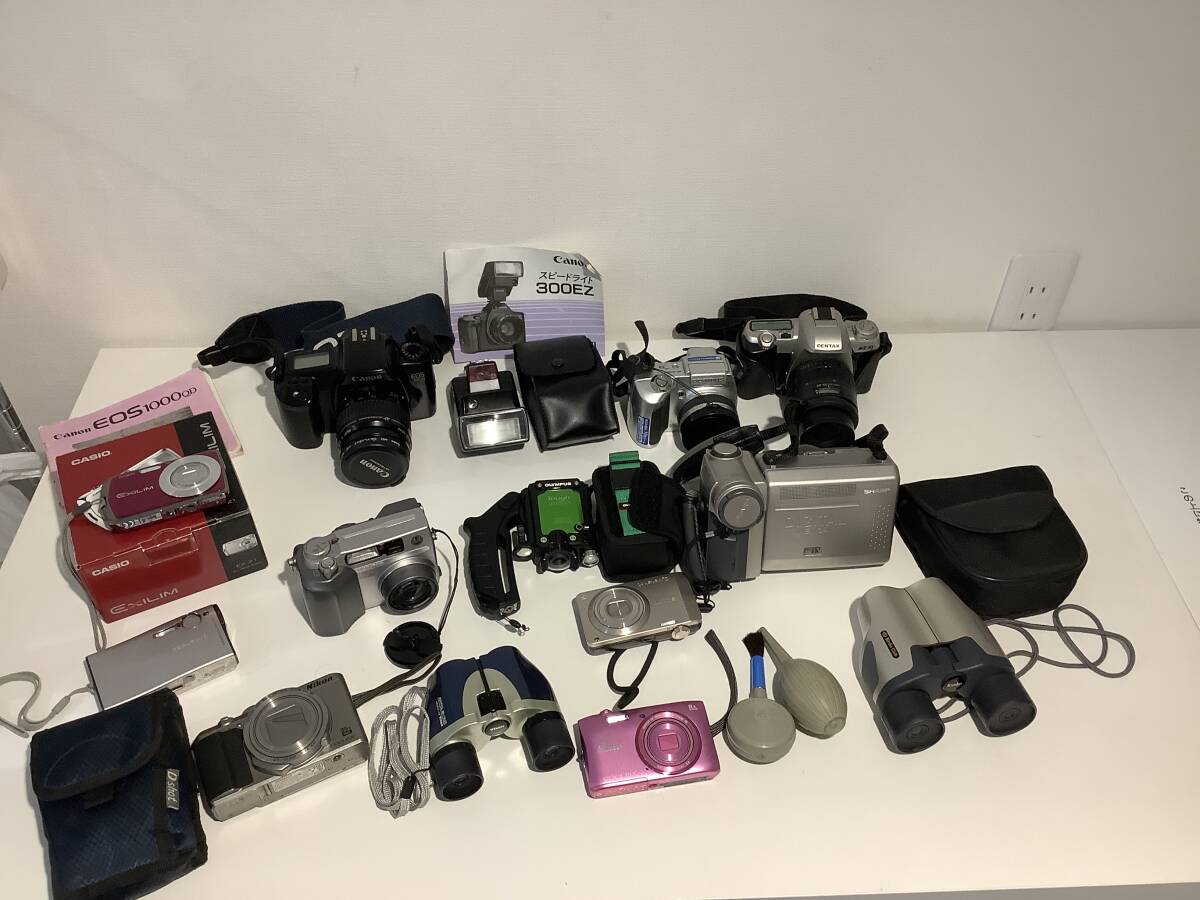 Nikon　Olympus　Richo等　レンズ　カメラ　双眼鏡　光学機器まとめ Nikon Olympus Richo等 レンズ カメラ 双眼鏡 光学機器まとめ