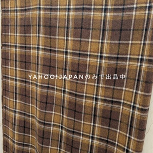 チェック 生地 タータンチェック ウール モカ系 ブラウン 茶色 レトロ ハンドメイド ツイード クラシカルチェック