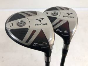 * быстрое решение!*TOURSTAGE/ Tour Stage *X-DRIVE 701* мужской правый удар . для Fairway Wood 2 шт. комплект *3W/5W*S*#70824MW_URA_C*