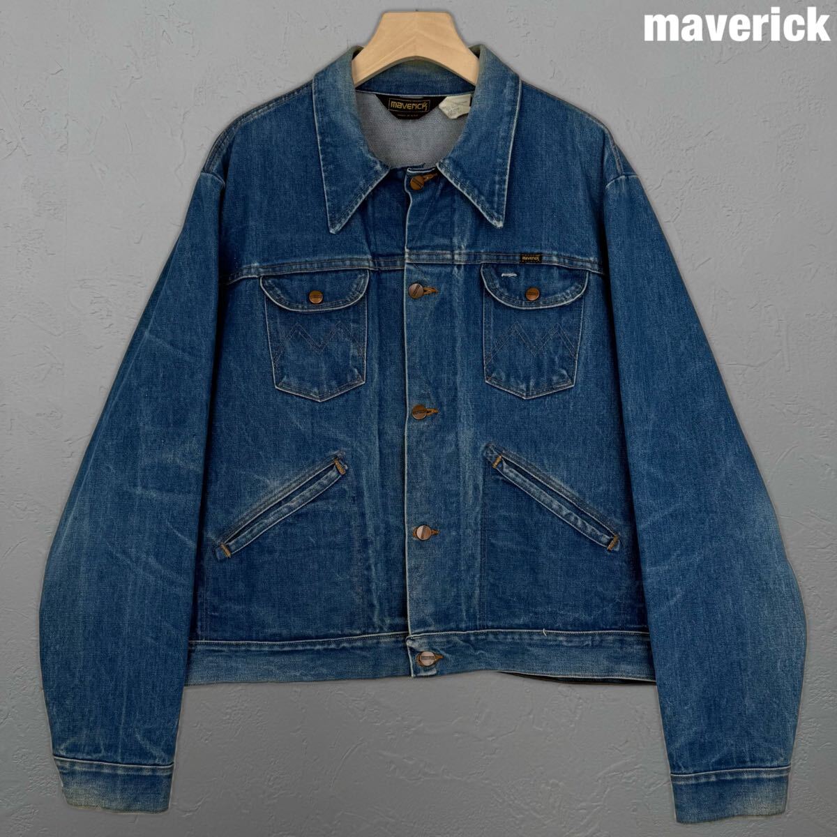 マーベリック 70s デニムジャケット ジージャン ブルーベル 3J03MJ 70's MAVERICK 
