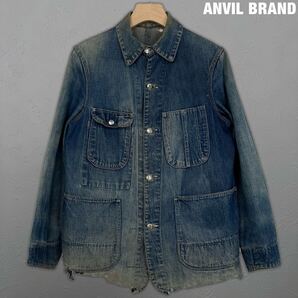 Anvil Brand 40s 50s ビンテージ ボロ デニム カバーオール アンビル ブランド vintage 古着 30s 60s