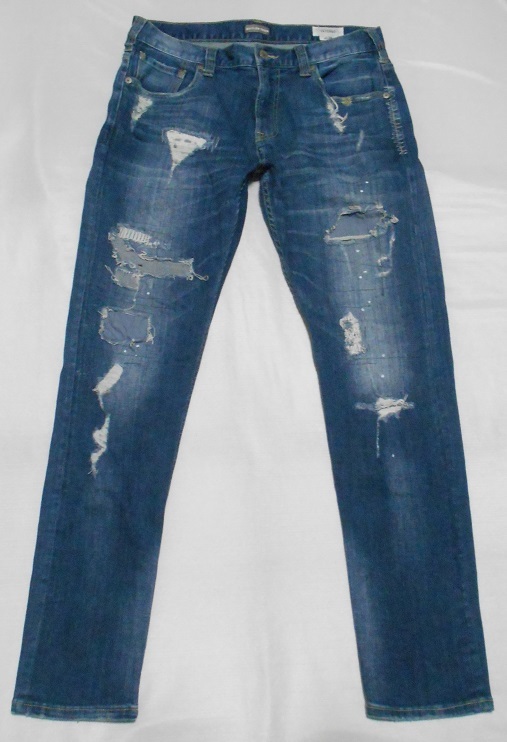 美品　Ron Herman ストレッチスキニーデニム リペア加工　S 美品 Ron Herman ストレッチスキニーデニム リペア加工 S