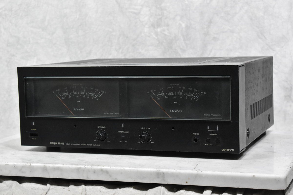 ONKYO オンキヨーインテグラ Integra M-506RS ジャンク ONKYO M-506 | 田舎で楽しむジャンクライフ