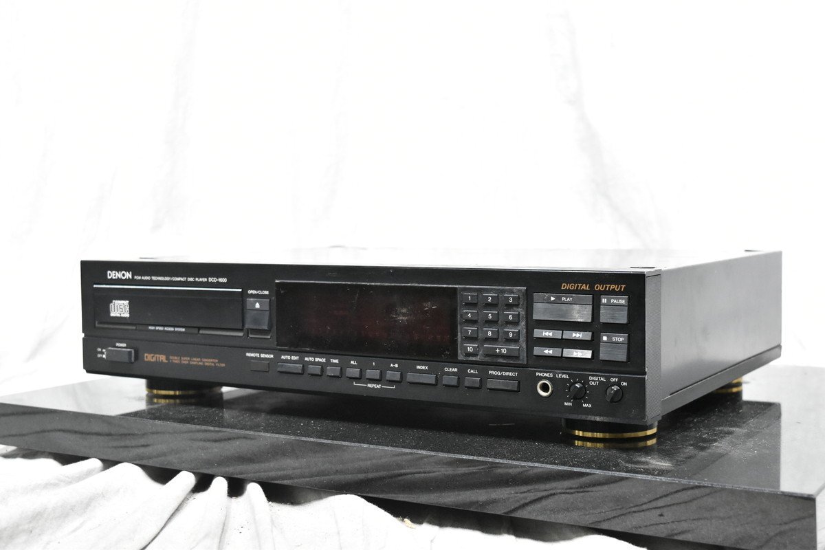 ＤＥＮＯＮ ＤＣＤ－１６００　【動作良好　美品】 Yahoo!オークション - 【隠れた名機】DENON DCD-1600 作動良好