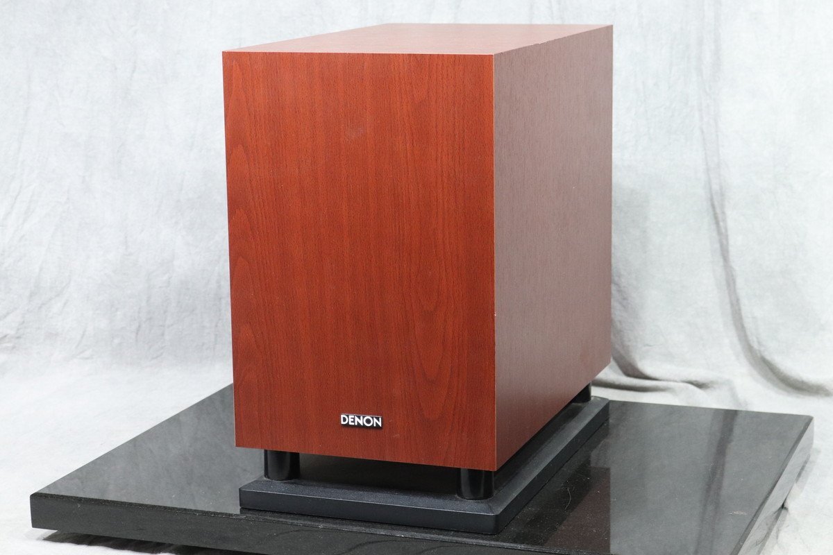 未使用品　DENON DSW-37 サブウーファー　デノン　木目 Denon サブウーファー DSW-37M 木目 最大出力100W (PEAK)