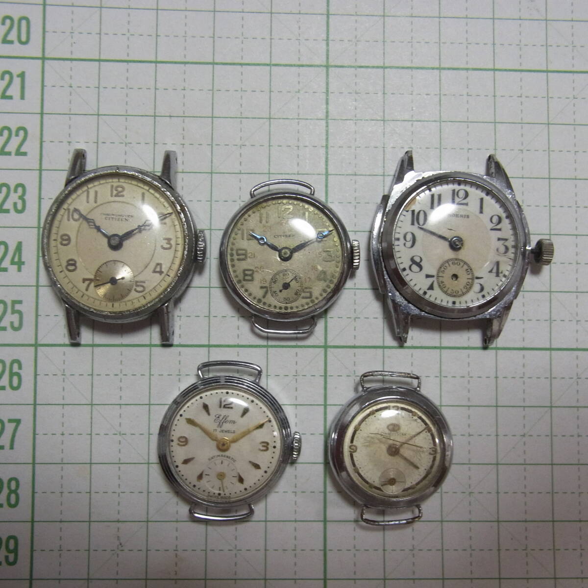 レトロ　セイコーSEIKO 時計　風防　シチズン　まとめて。ジャンク扱いで！ Yahoo!オークション -「昭和」(シチズン) (さ行)の落札相場