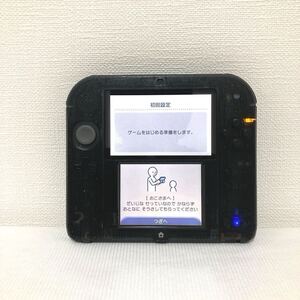 Nintendo 任天堂 ニンテンドー2DS FTR-001 クリアブラック 簡易動作確認済み 現状品