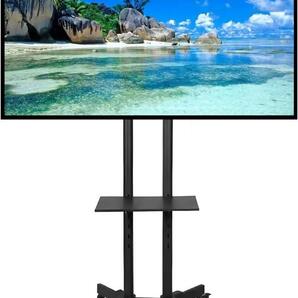 テレビスタンド キャスター付き 高さ調節可能 液晶テレビスタンド 映画鑑賞