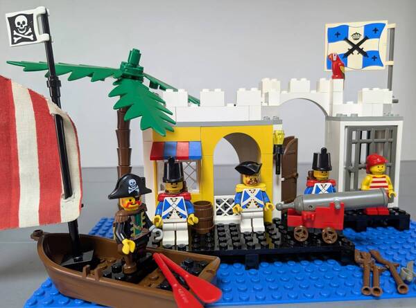レゴ LEGO 6267 とりでの酒場 Lagoon Lock-Up 南海の勇者 パイレーツ 海兵隊 海賊 インペリアル ミニフィグ Imperial Soldiers Pirates