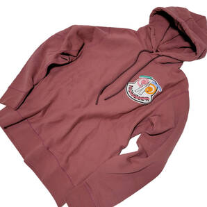 新品 本物 モンクレール MONCLER インパクトのあるビッグフェイス刺繍ロゴワッペン フード付きスウェットシャツ パーカー フーディー L