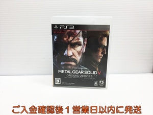 【1円】PS3 メタルギアソリッドV グラウンド・ゼロズ ゲームソフト プレステ3 1A0311-064yn/G1