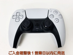 【1円】PS5 純正 ワイヤレスコントローラー DualSense ホワイト SONY Playstation5 未検品ジャンク プレステ5 B01-935rm/F3