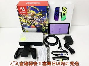 【1円】任天堂 有機ELモデル Nintendo Switch 本体 セット スプラトゥーン3 ニンテンドースイッチ 初期化/動作確認済 G07-625rm/G4