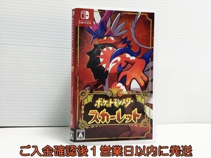 【1円】Switch ポケットモンスター スカーレット ゲームソフト 1A0012-483in/G1