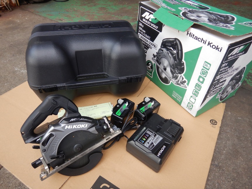 新品未使用‼️HiKOKI C3606DA 2XPB(K) 165mm ブラック Amazon | HiKOKI(ハイコーキ) 36V 165mm コードレス丸のこ