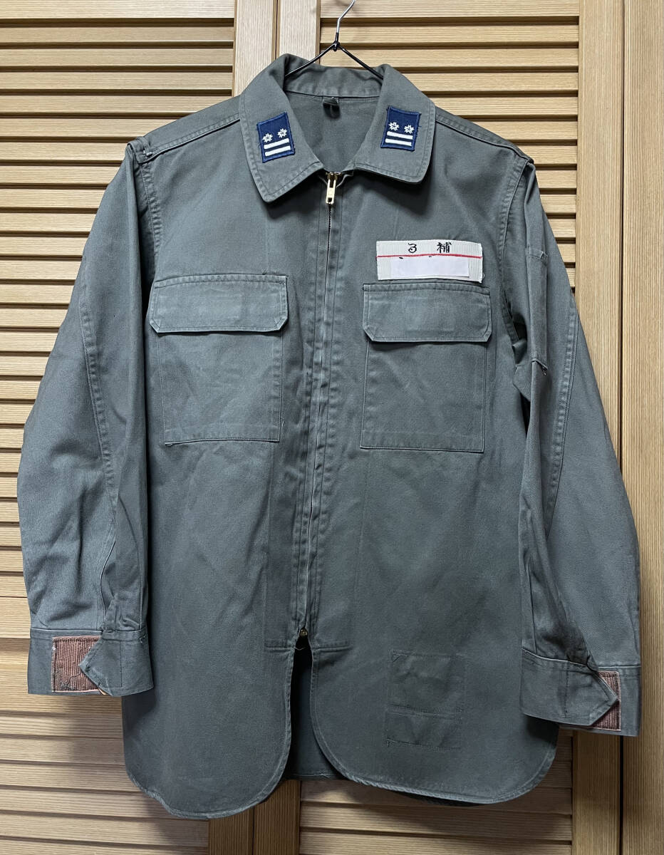 【未使用】防衛庁作業服ズボン.陸1号、フリーサイズジャケット、CAP、3点セット 未使用】防衛庁作業服ズボン.陸1号、フリーサイズジャケット