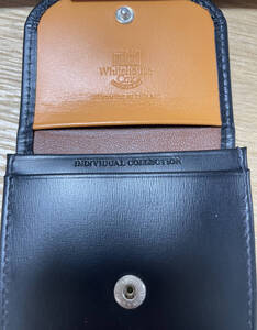 Белый дом Кокс ручной работы Англия кожаный кошелек для монет Белый дом Кокс Англия используется красота