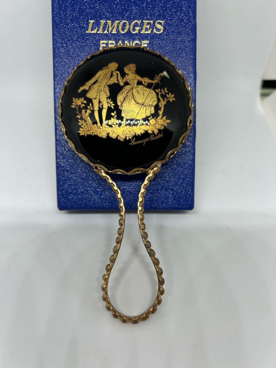 【未使用】LIMOGES CASTEL リモージュ アンティーク 手鏡 ミラー other - LIMOGES CASTEL リモージュキャッスル アンティーク