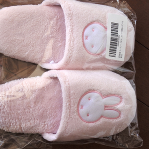 未使用◆洗えるパイルスリッパ/ミッフィー/B◆zk005