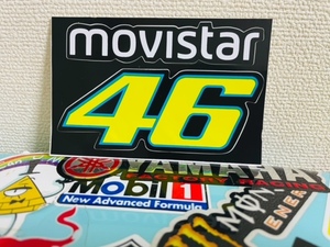 【GP33】レーサー46 moto gp ライダー オートバイ ヘルメット シール ステッカー