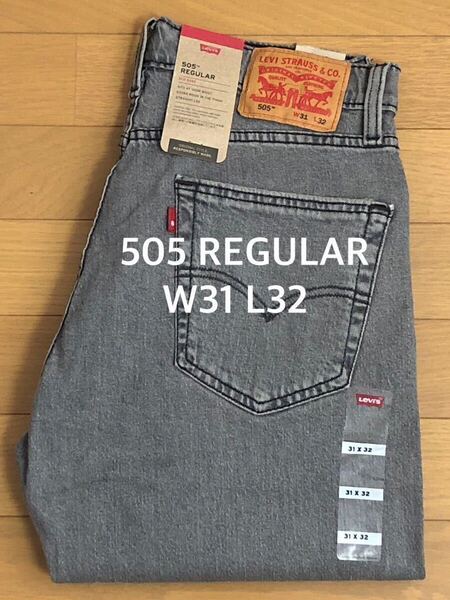 Levi's 505 REGULAR GREY BUZZ W31 L32