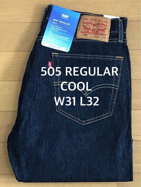 Levi's 505 REGULAR MIDNIGHT RINSE COOL W31 L32