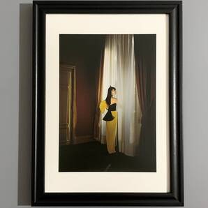 ■山口小夜子■「『VOGUE』 イタリア版のためのショット 1983(縮小版)」/B5額装品/復刻版/撮)横須賀功光/貴重写真/印刷物/インテリア G3337