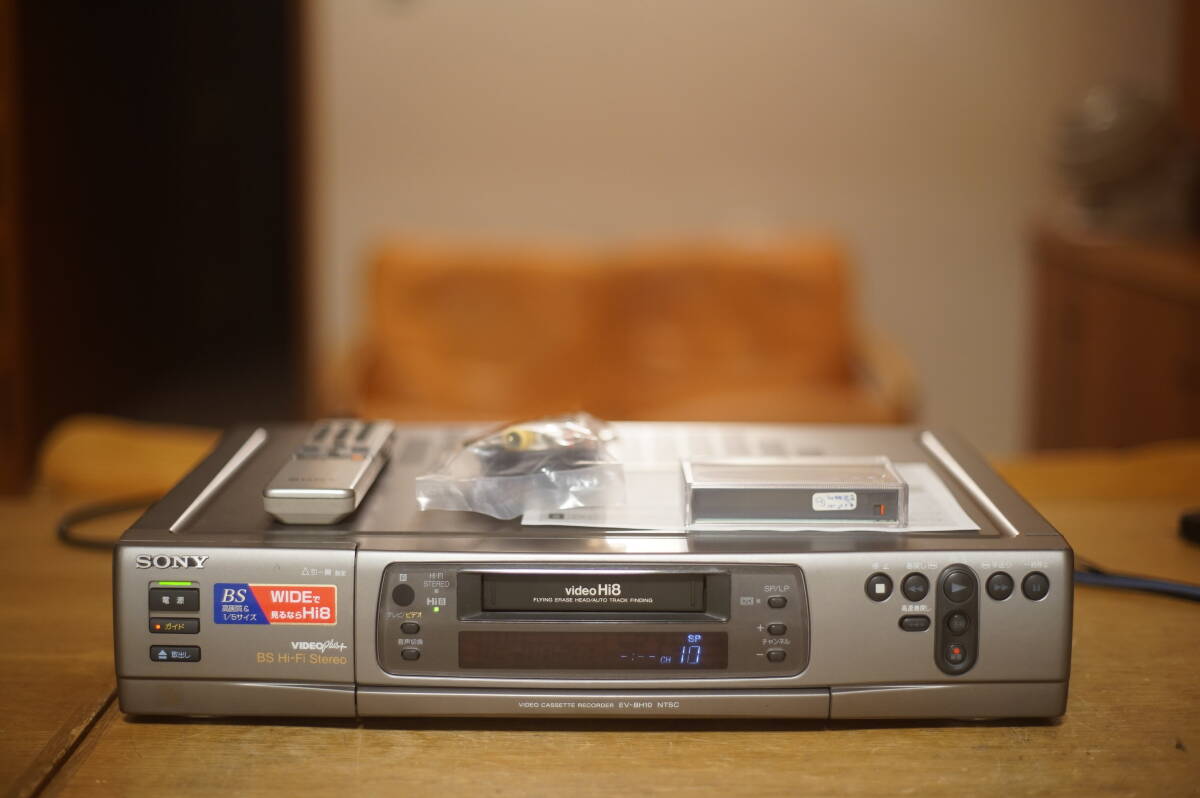 SONY - SONY　HI8　ビデオデッキ　EV-BH10動作品 純正リモコン付き Amazon | SONY ソニー EV-BH10 Hi-8ビデオカセットレコーダー