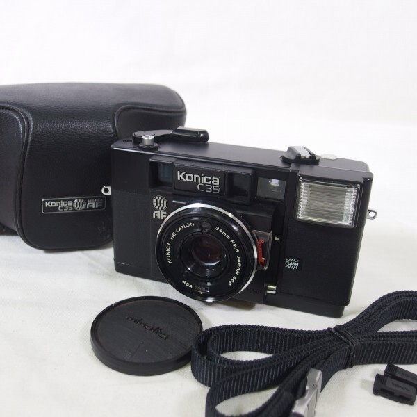 KONICA C35 （Konica カメラケース付き） Konica C35カメラケース＜サーモンピンク＞ | くらふとれっど楽