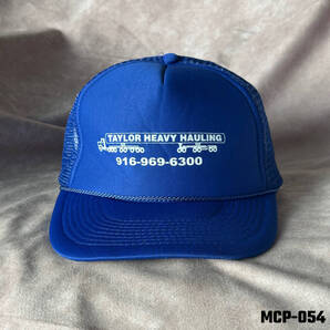 usa古着 企業系トラッカーメッシュキャップ ブルー カリフォルニア FREE