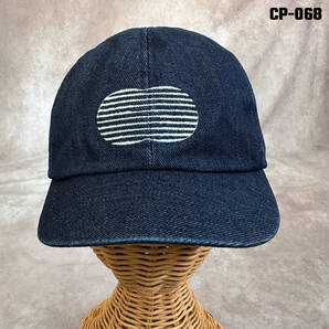 韓国古着 企業系デニムキャップ ショートバイザー 可愛い 自動車部品関連