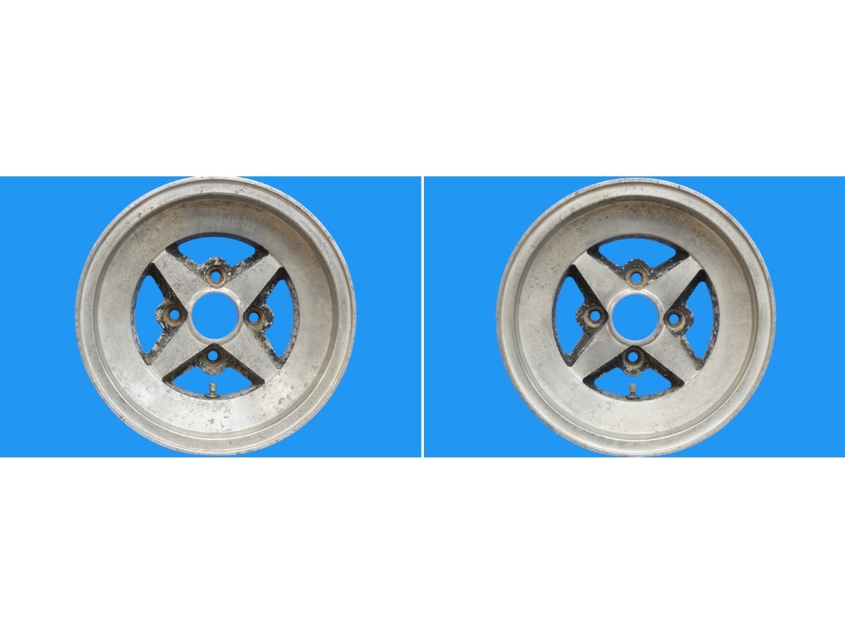 リバーサイド　R109　１３．７J PCD１１４．３/４H ET±０ 深リム　旧車　当時物　1本