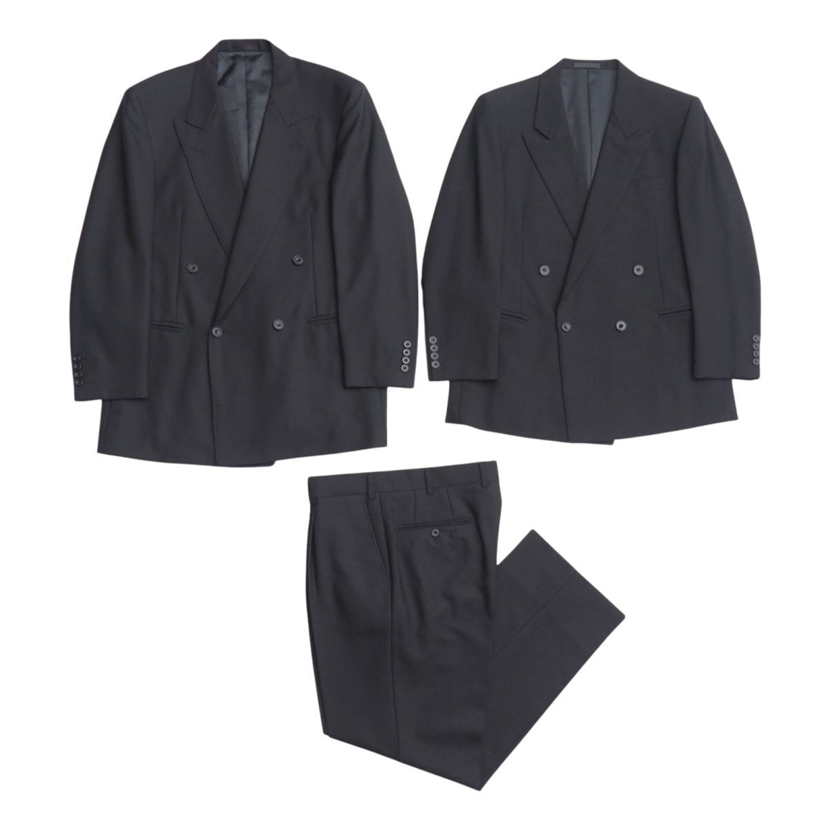 バーバリー ダブルスーツ サイズAB6 ブラック スーツ生地 メンズ Yahoo!オークション -「メンズダブルスーツ」(バーバリー) (は