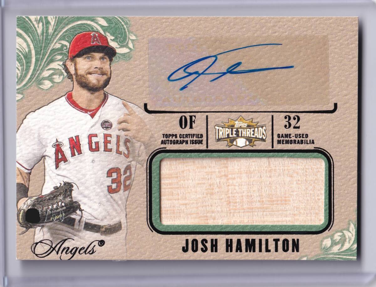 ジョシュハミルトン　直筆サイン入りユニフォーム Yahoo!オークション -「ジョシュ・ハミルトン」の落札相場・落札価格