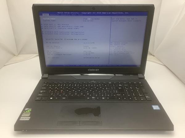 ノートPC MouseComputer/W656RC/i7-6700HQ/16/SSD256 MouseComputer/W656RC/i7-6700HQ/16/SSD256の通販 by ふくだ's
