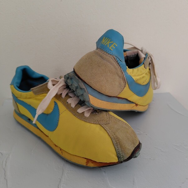 ヴィンテージ 70s NIKE ナイキ 日本製 ワッフルトレーナー スニーカー レディース ◆両方右足◆