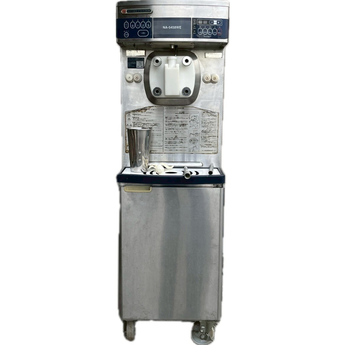 ニッセイ 自動殺菌シェークサーバー NA-5458WE 三相200V 2013年 ◇'16 ニッセー 自動殺菌 シェークサーバー NA-5458WE 3相200V