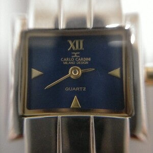 クォーツ 腕時計 CARLO CARDINI MILANO DESIGN カルロ カルデイーニ ウォッチ 【電池切れ】