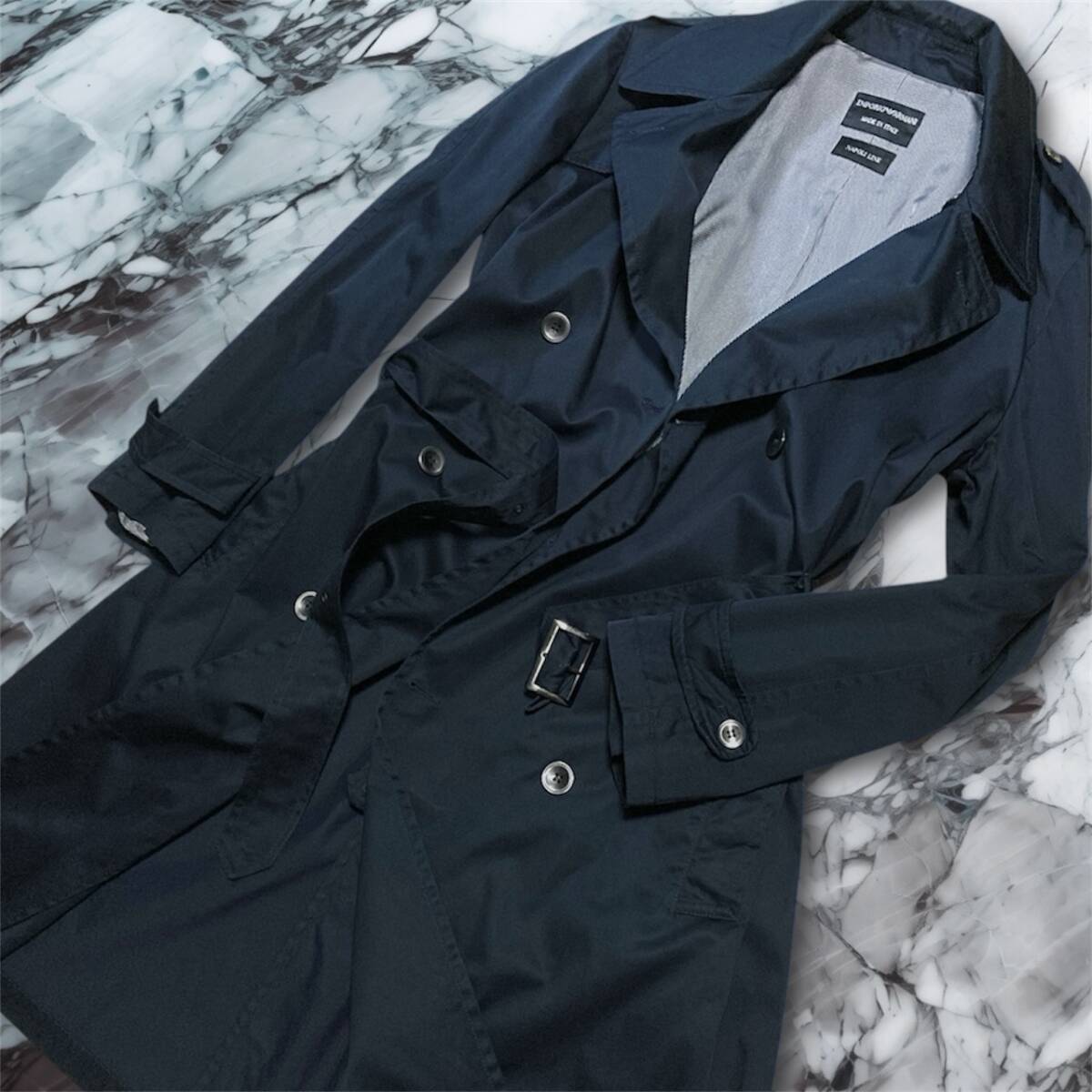 美品 ARMANI COLLEZIONI M-65 ミリタリー スプリングコート 美品 ARMANI COLLEZIONI M-65 ミリタリー スプリングコート