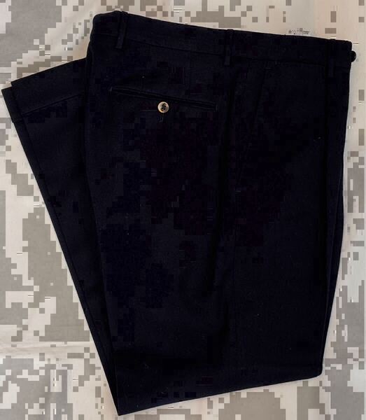 状態良好 PT TORINO ピーティートリノ サイズ 46 S〜M ウール パンツ ダークネイビー系 GENTLEMAN FIT スラックス パンツ ワンプリーツ