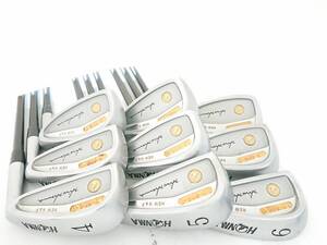 Honma Golf ** высший класс LB-606-G NEW H&F GOLD золотой медаль specification ** роскошный 9 шт. комплект!!!