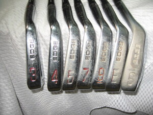 *BEN Hogan Ben Hogan EDGE FORED FLEX-③ 3/4/5/7/9/E/S 7 шт. комплект 6/8 отсутствует