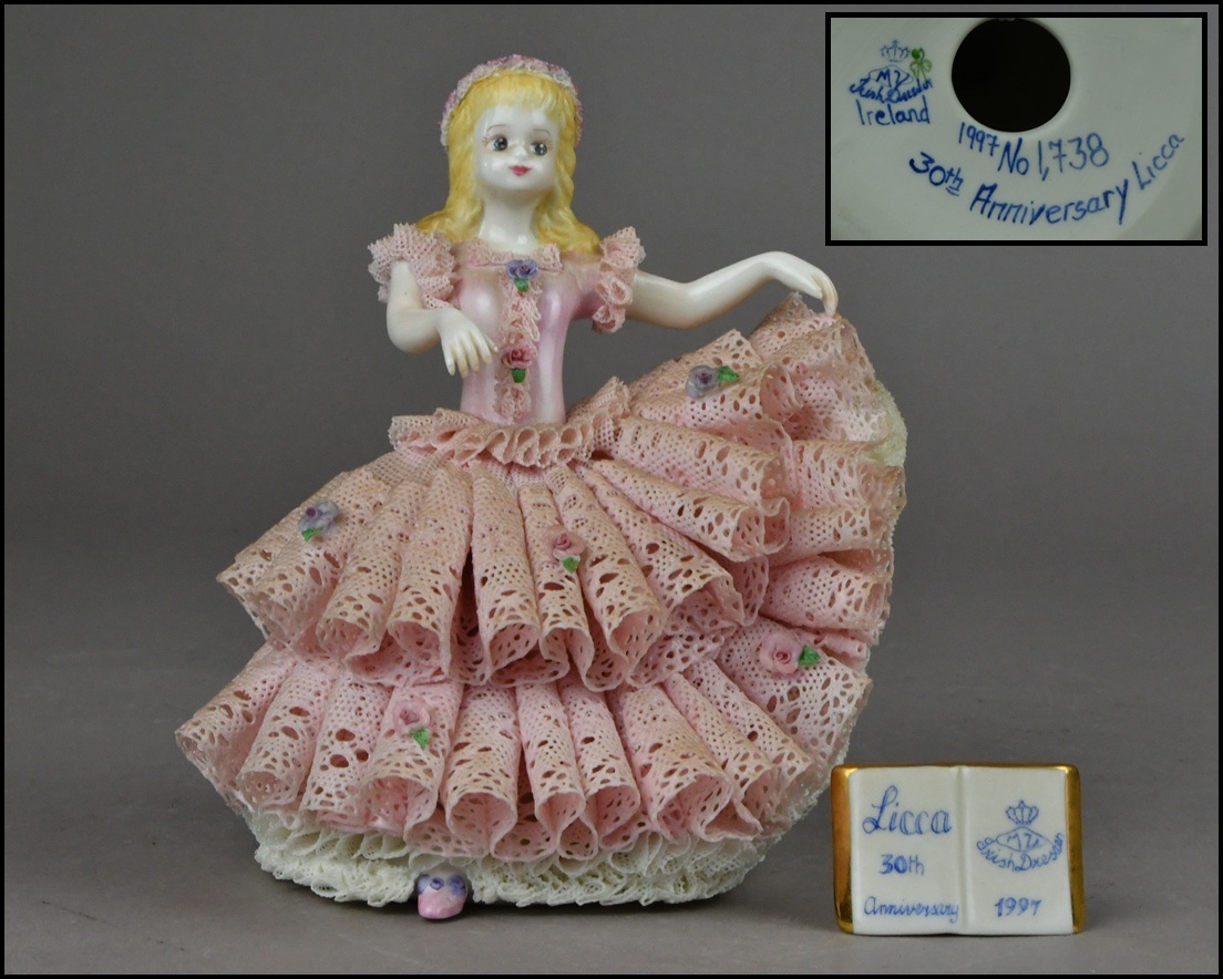 アイリッシュドレスデン リカちゃん 磁器 人形 レースドール ビンテージ Yahoo!オークション -「アイリッシュドレスデンリカちゃん」の
